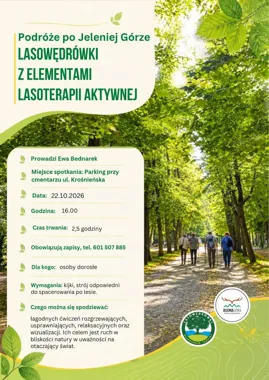 Lasowędrówki: spacer z kijkami w Cieplicach